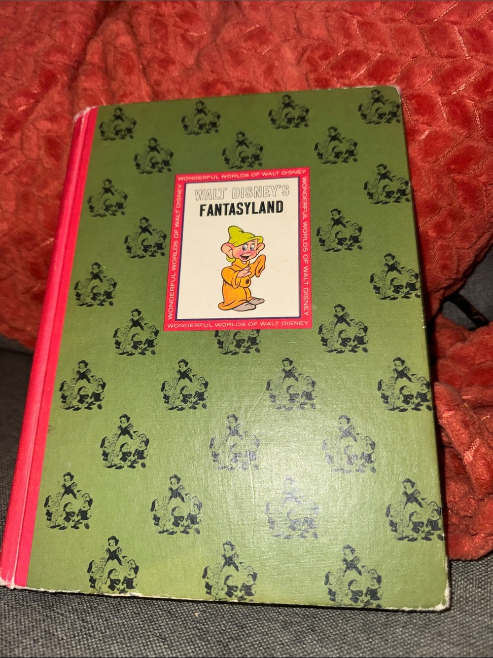 Vintage Walt Disney's Fantasyland Storybook (1965 Golden Press)